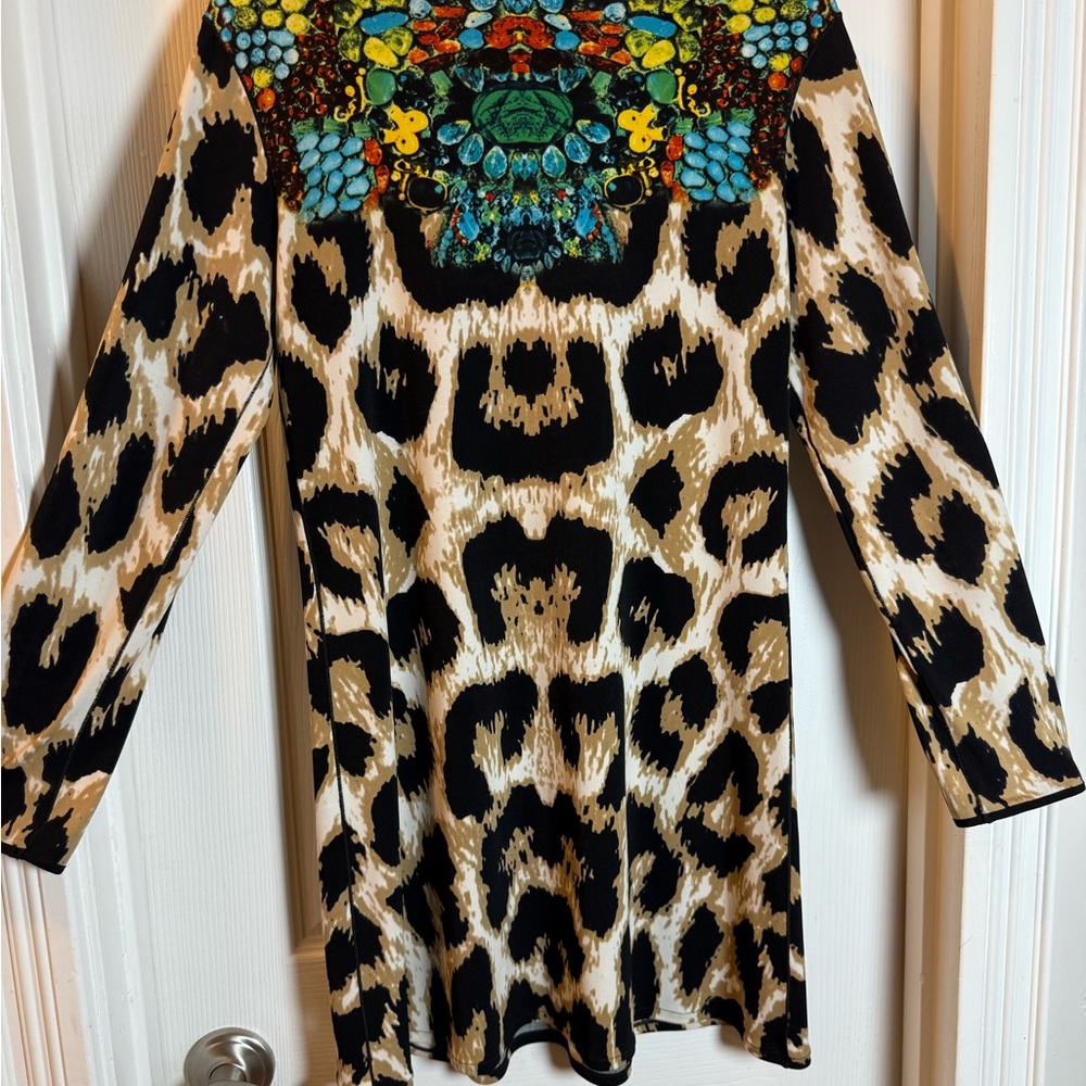 Eva Varro Ladies Tunic Top
Blouse Size S Artsy Abstract Colorful Statement - Picture 8 of 9